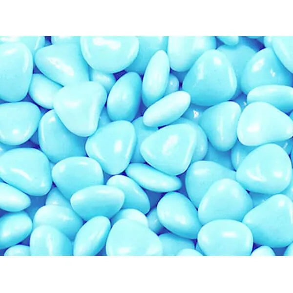 Primrose Tiny Candy Hearts - Pastel Blue: 5LB Bag