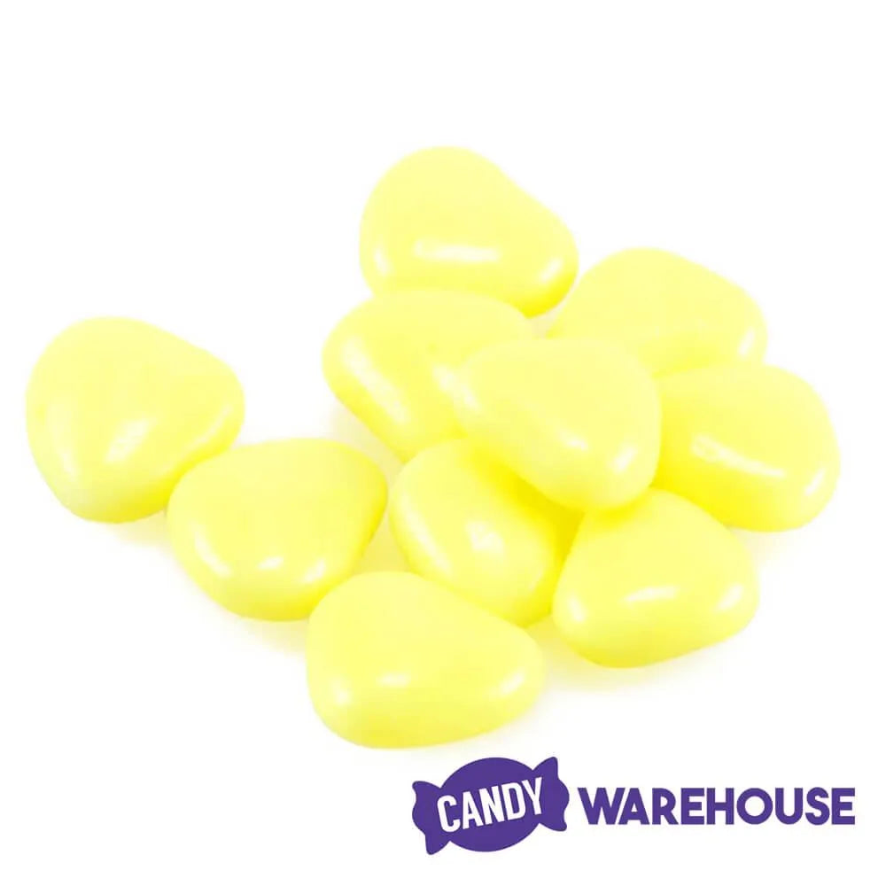 Primrose Tiny Candy Hearts - Pastel Yellow: 5LB Bag