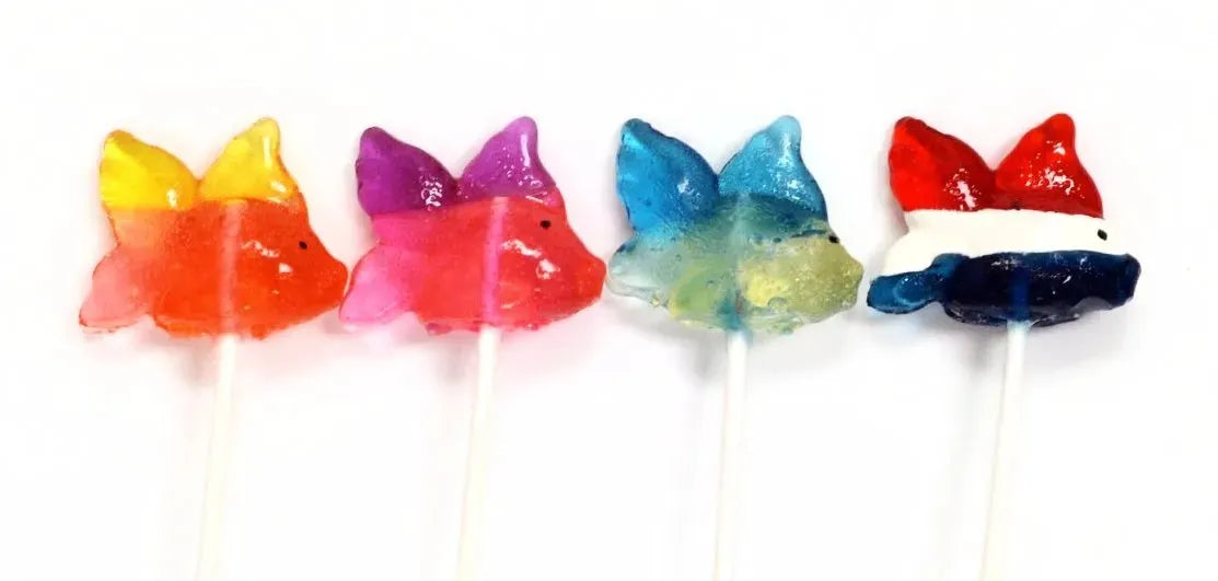 Pure Sugar Candy Tropical Fish Lollipop