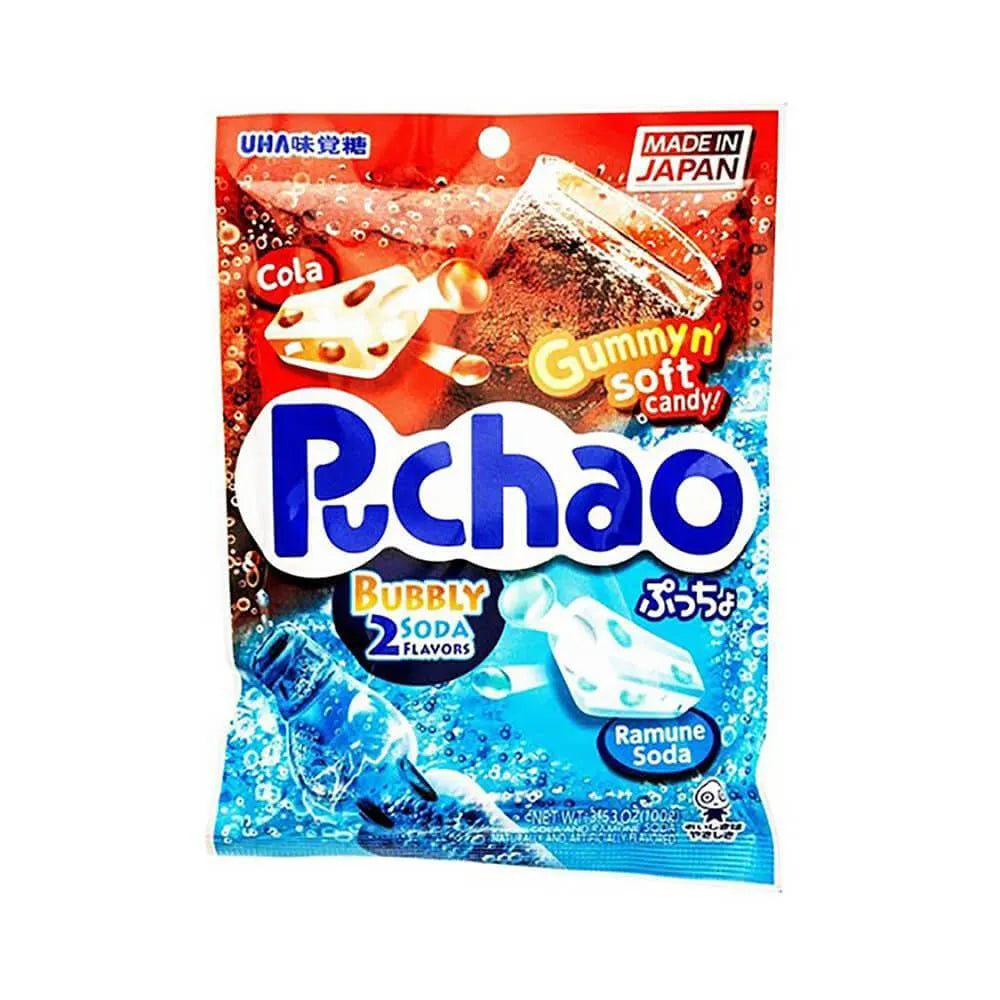 Puchao Bubbly Soda Gummy Candy:3.53-Ounce Bag