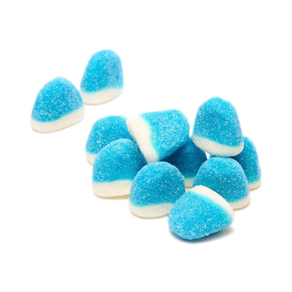 Vidal Blue Raspberry Gummi Drops: 1KG Bag