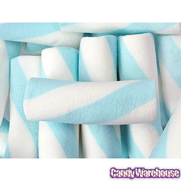 Puffy Poles Jumbo Marshmallow Twists - Blueberry: 1KG Bag