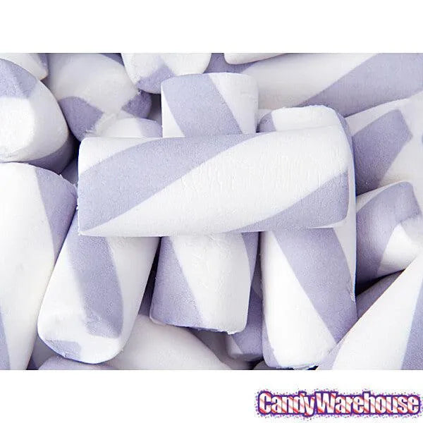 Puffy Poles Jumbo Marshmallow Twists - Grape: 1KG Bag