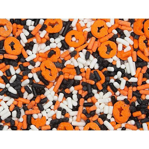 Pumpkin Mix Halloween Sprinkles: 2.5-Ounce Bottle