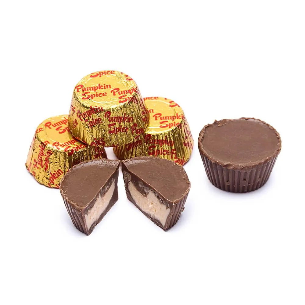 Pumpkin Spice Chocolate Cups Candy: 4LB Bag