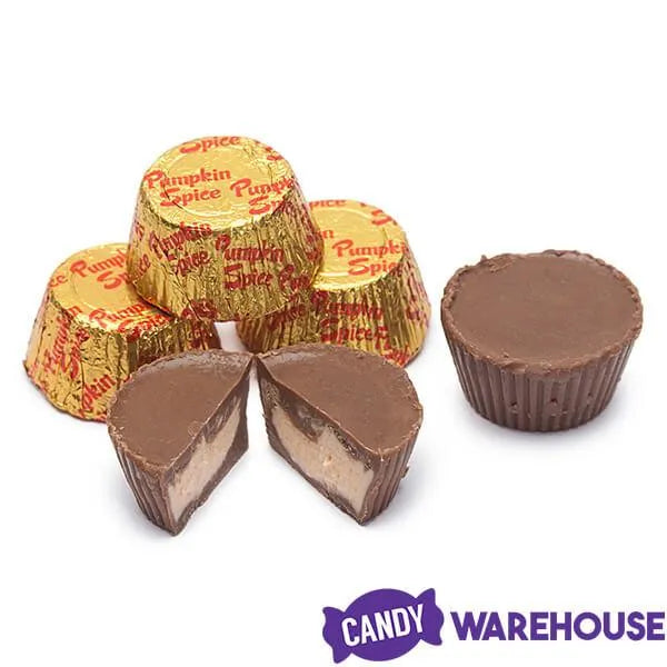 Pumpkin Spice Chocolate Cups Candy: 4LB Bag