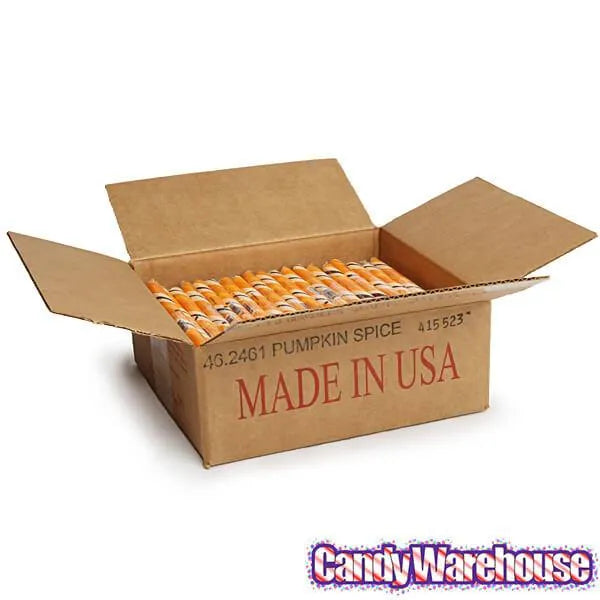 Pumpkin Spice Hard Candy Sticks: 100-Piece Box