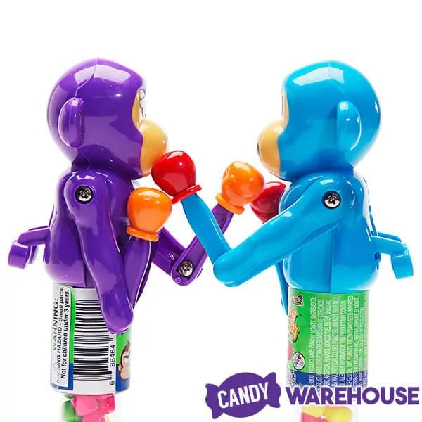 Punchy Monkey Boxing Toys with Candy: 12-Piece Box