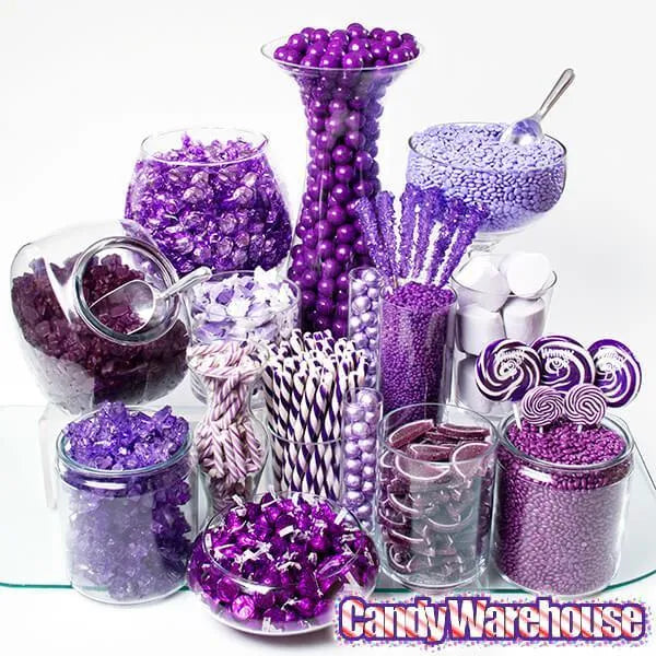 Purple 1-Inch Gumballs: 2LB Bag