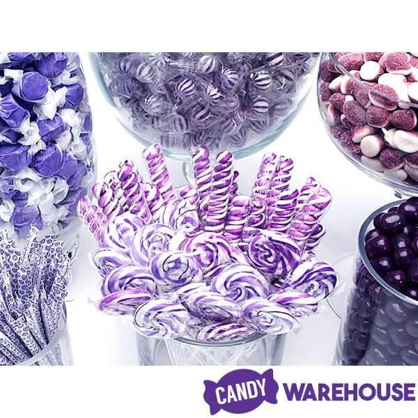 Purple Candy Bar Table Assortment