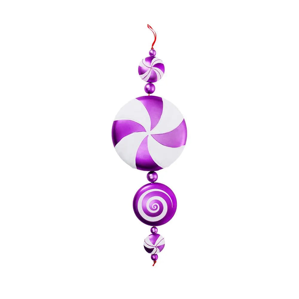 Purple Candy Dangle Ornament - 20 Inch