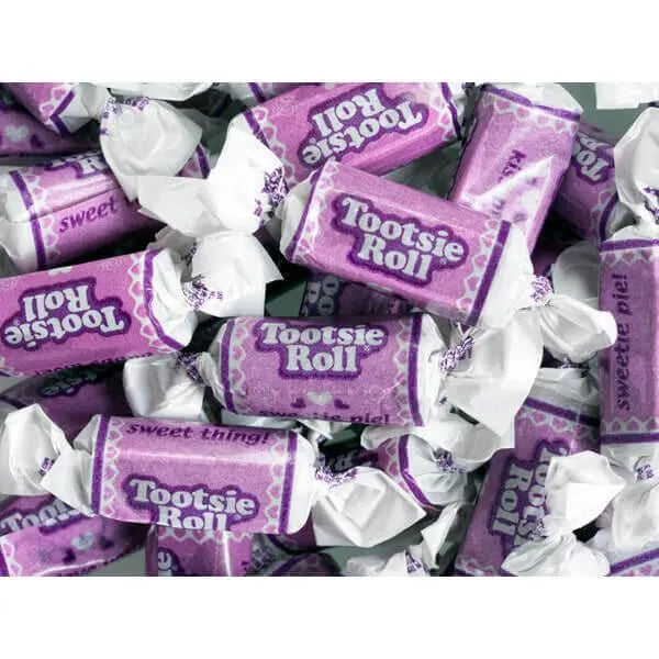 Purple Tootsie Rolls: 50-Piece Bag