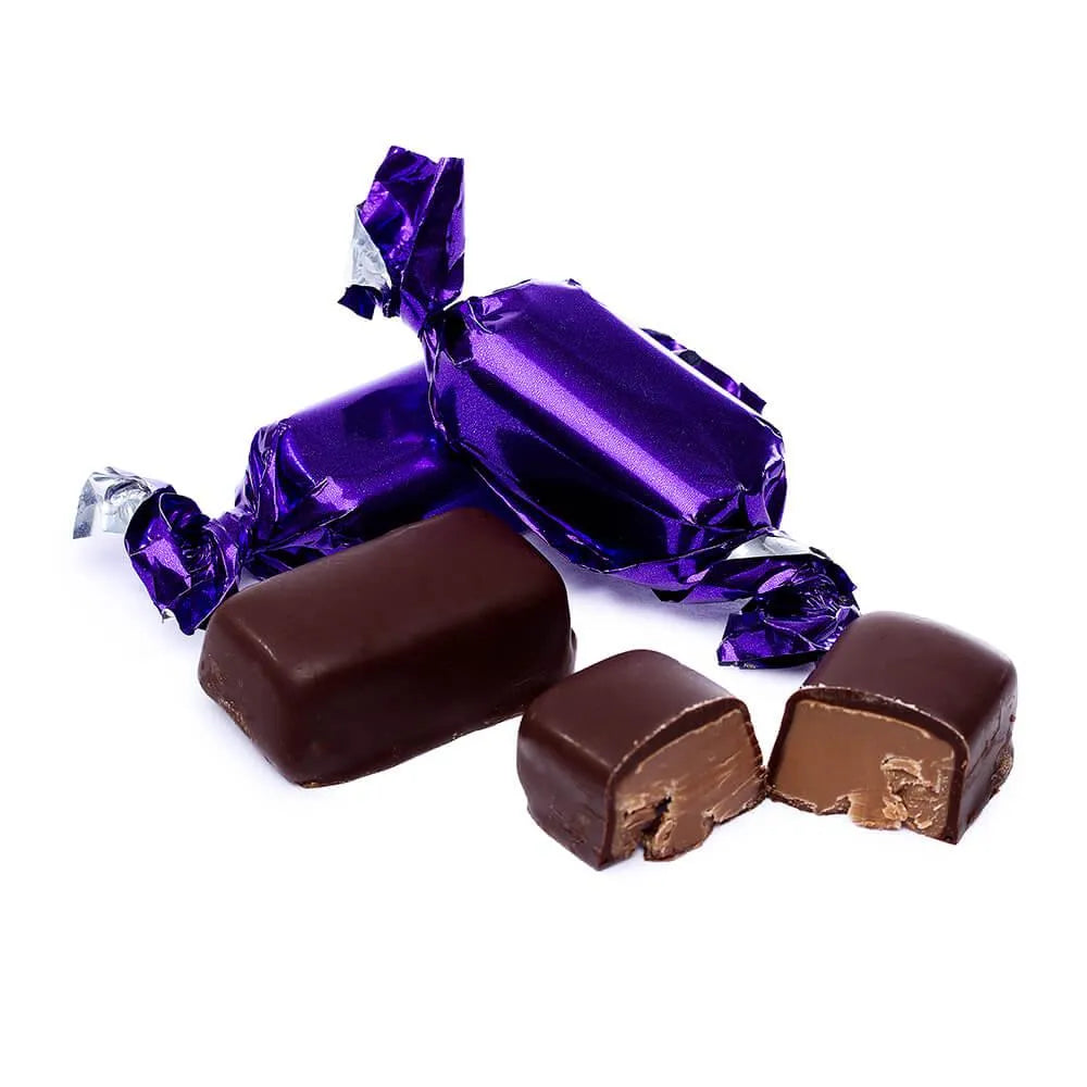 Purple Wrapped Cherry Dark Chocolate Meltaways: 1LB Bag