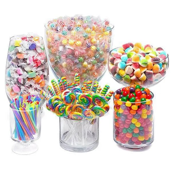 Rainbow Candy Bar Table Assortment