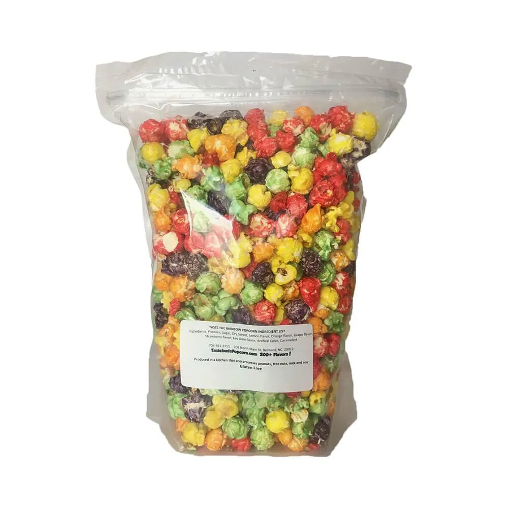 Rainbow Candy Coated Popcorn - Fruit Assortment: 1-Gallon Bag