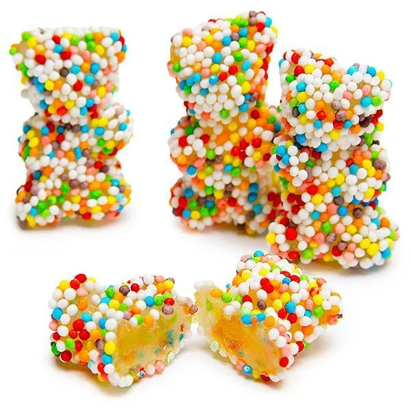 Rainbow Crunch Gummy Bears Candy: 3KG Bag