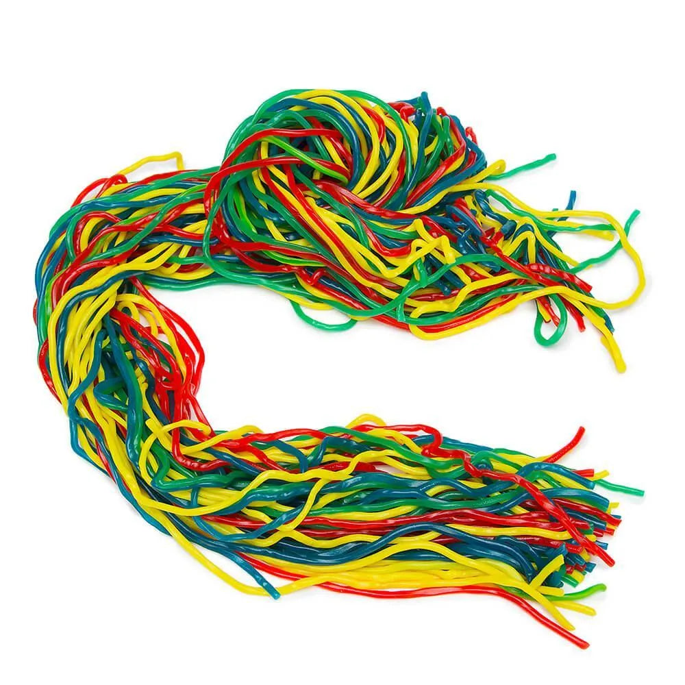 Rainbow Licorice Laces CrEATables Candy Strings: 2LB Bag