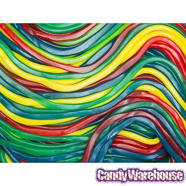 Rainbow Licorice Laces CrEATables Candy Strings: 2LB Bag