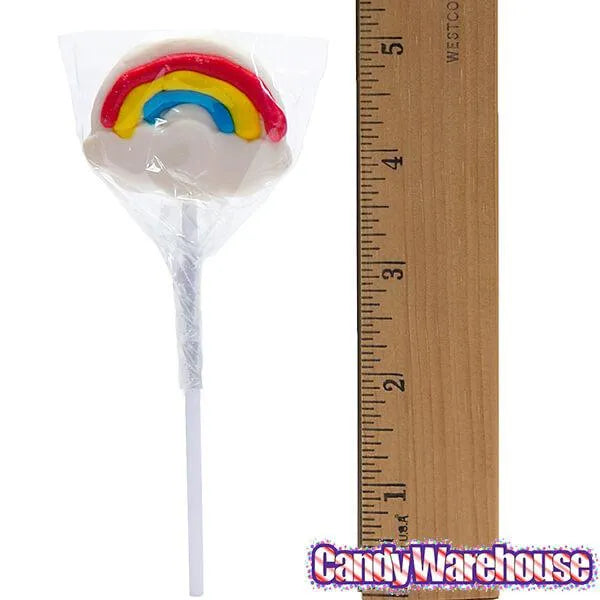 Rainbow Lollipops: 12-Piece Box