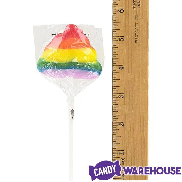 Rainbow Poop Swirl Pops: 12-Piece Box