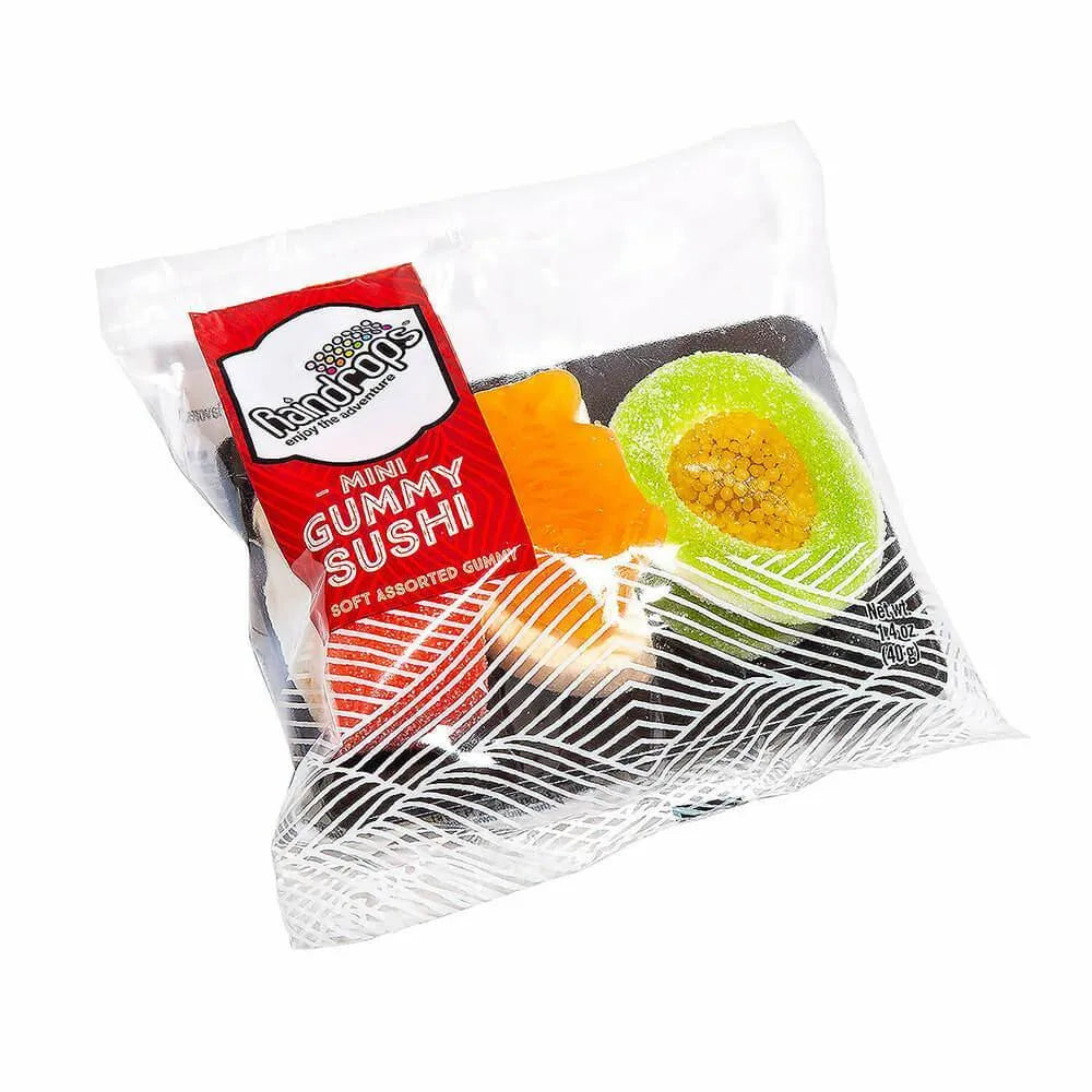 Raindrops Mini Gummy Sushi: 12 Piece Box