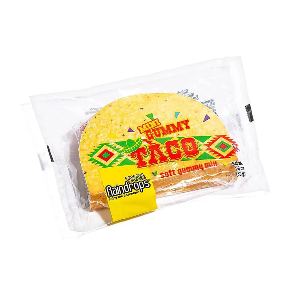 Raindrops Mini Gummy Tacos: 16-Piece Box