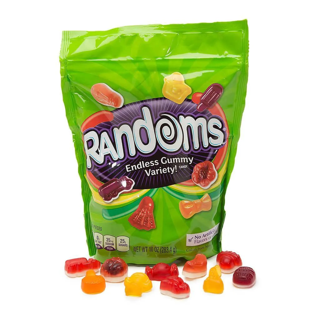 Randoms Gummy Candy: 10-Ounce Bag