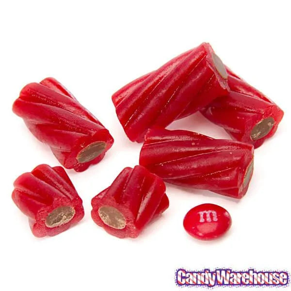 Raspberry Licorice Twists with Chocolate Centers: 6.3-Ounce Bag