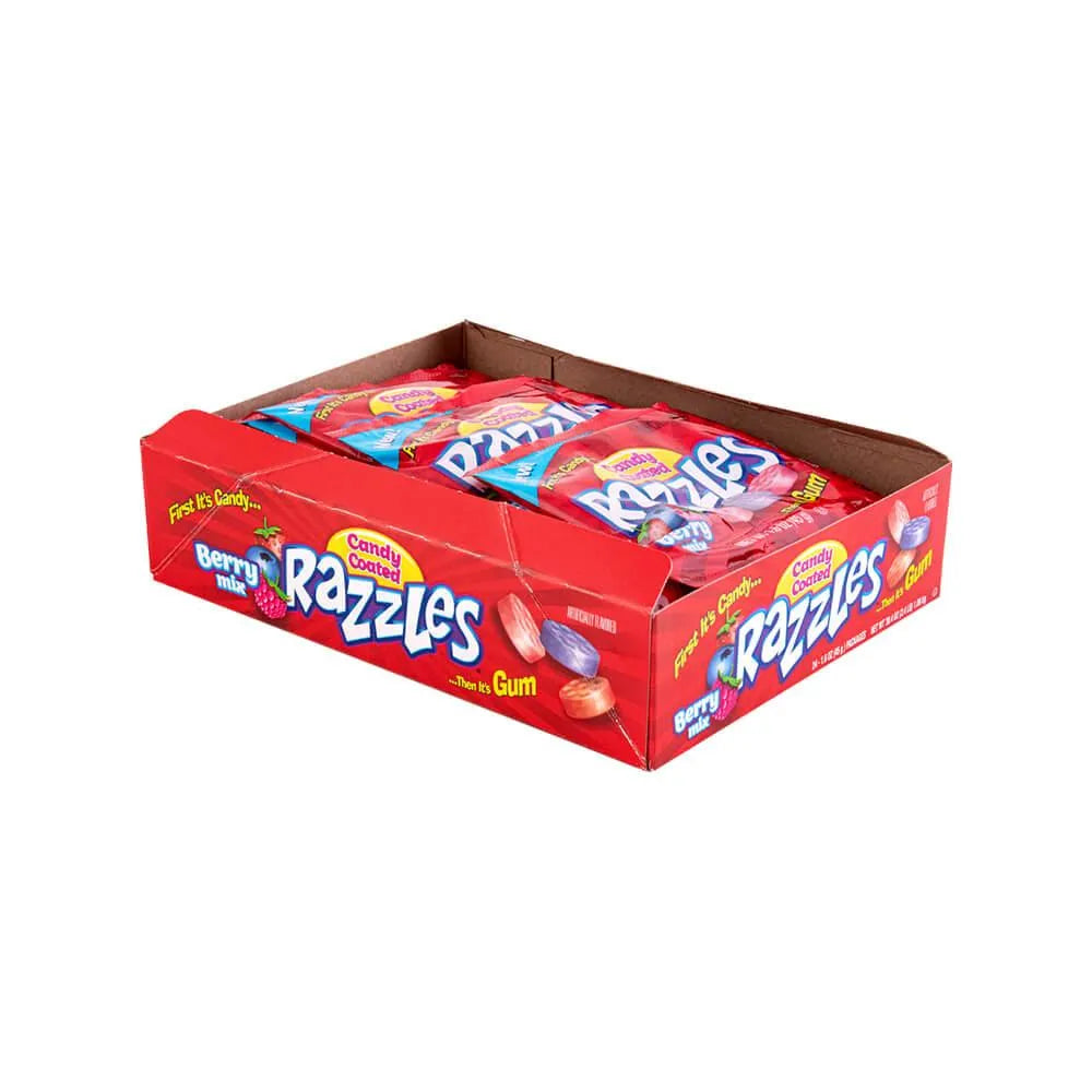 Razzles Berry Mix Candy Packs: 24-Piece Box