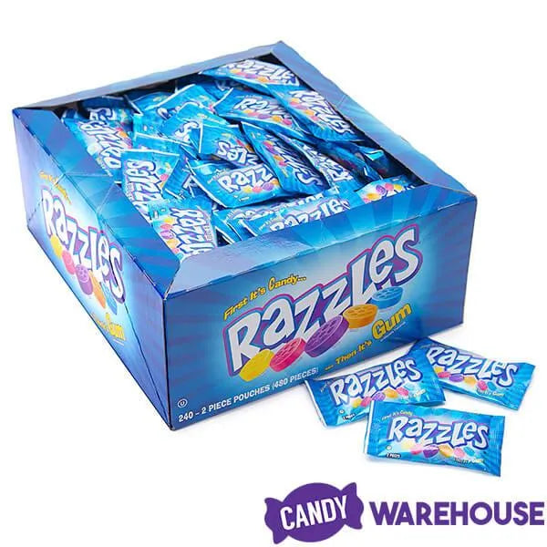 Razzles Candy 2-Packs: 240-Piece Box