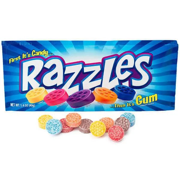 Razzles Candy Packs - Original: 24-Piece Box