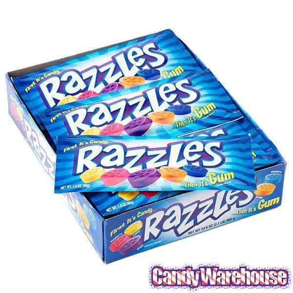 Razzles Candy Packs - Original: 24-Piece Box