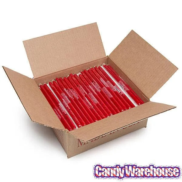 Red Candy Apple Hard Candy Sticks: 100-Piece Box