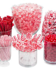 Red Candy Bar Table Assortment