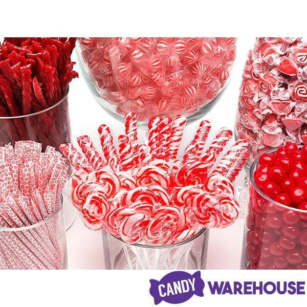 Red Candy Bar Table Assortment