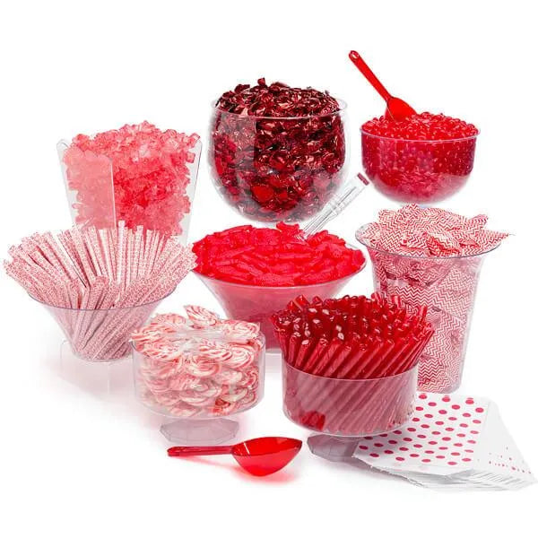 Red Candy Buffet Kit: 25 to 50 Guests