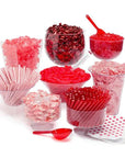 Red Candy Buffet Kit: 25 to 50 Guests