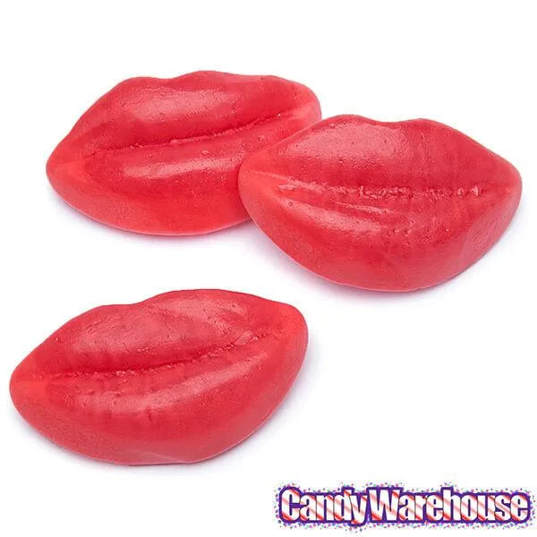 Red Gummy Lips Candy: 1KG Bag