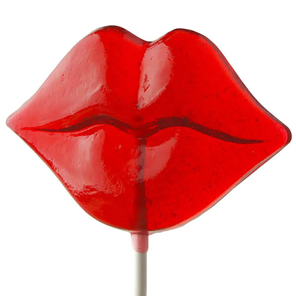 Red Hot Lips Lollipops: 12-Piece Bag