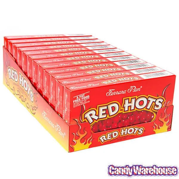 Red Hots Candy 5.5-Ounce Packs: 12-Piece Box