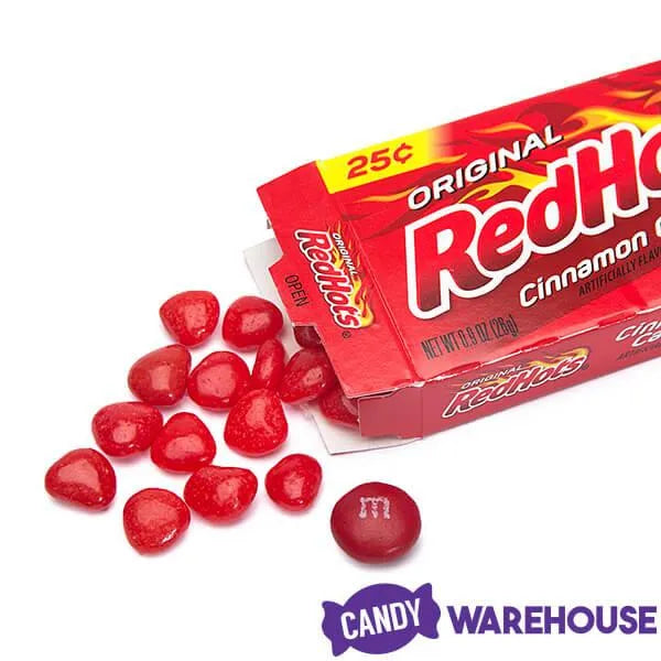 Red Hots Candy Mini Packs: 24-Piece Box