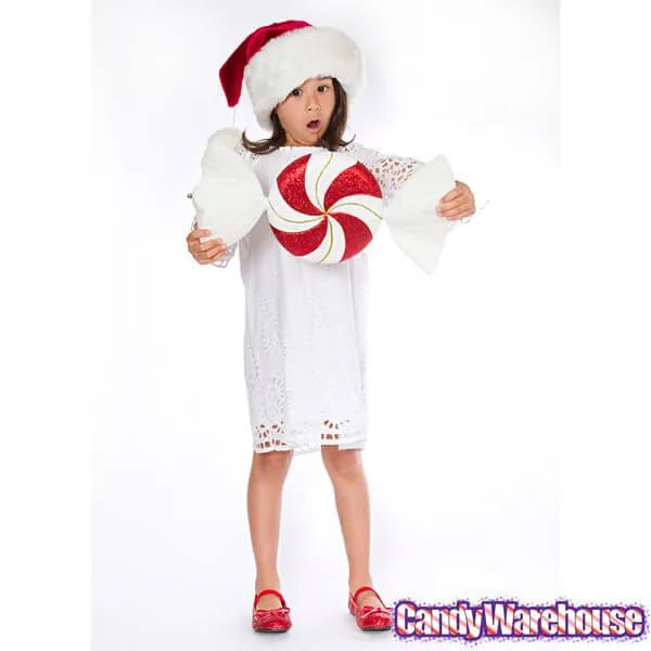 Red Peppermint Candy Ornament: 18.5 Inch