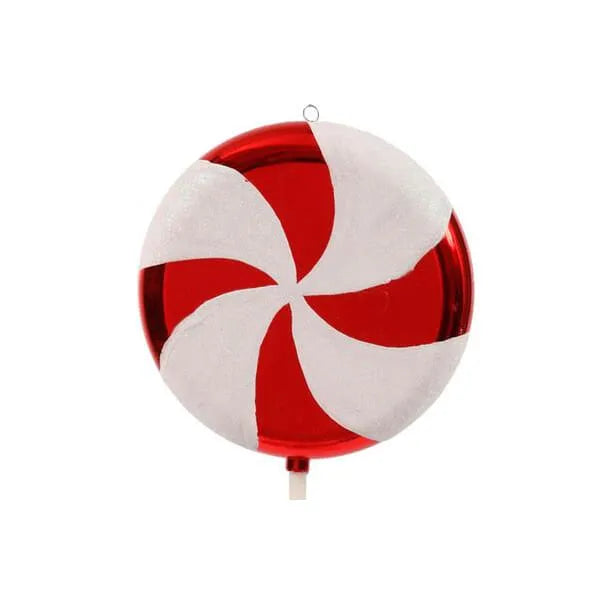 Red Swirl Plastic Candy Lollipop - 24 Inch