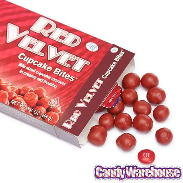 Red Velvet Cupcake Bites Theater Size Packs: 12-Piece Box