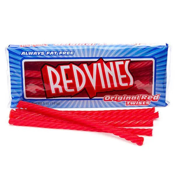 Red Vines Licorice Twists 5-Ounce Trays - Original: 12-Piece Box