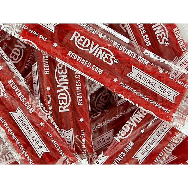 Red Vines Mini Licorice Twists Candy Packs: 40-Piece Bag