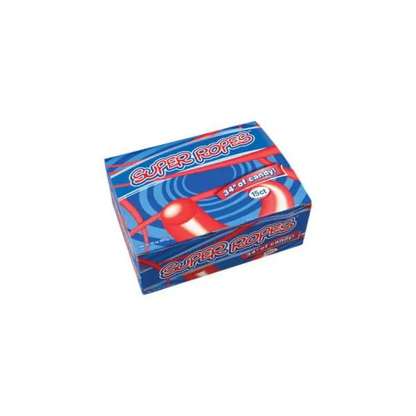 Red Vines Super Ropes Red Licorice Candy: 60-Piece Case