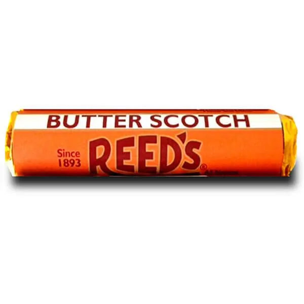 Reed's Hard Candy Rolls - Butterscotch: 24-Piece Box