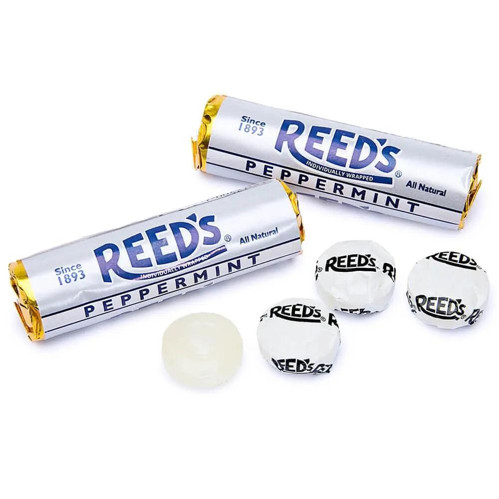 Reed's Hard Candy Rolls - Peppermint: 24-Piece Box