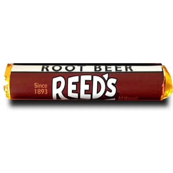 Reed's Hard Candy Rolls - Root Beer: 24-Piece Box